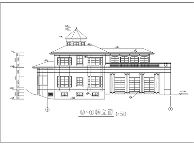 别墅设计建筑 施工图