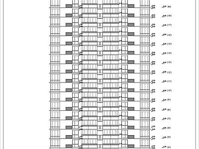 高层公寓建筑 施工图