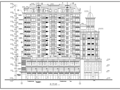 高层住宅建筑 施工图