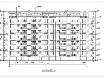 现代简中风格住宅建筑 施工图