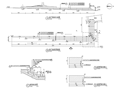 广场台阶节点详图 施工图