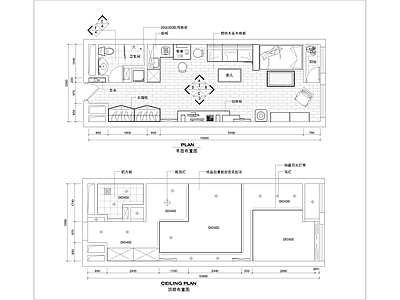 单人公寓家装整套详图 施工图