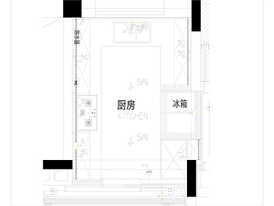 厨房节点 施工图