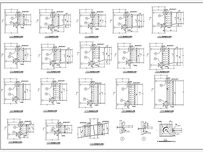 钢构梁柱节点详图 节点