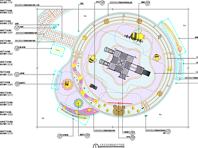 儿童游乐场 施工图 游乐园