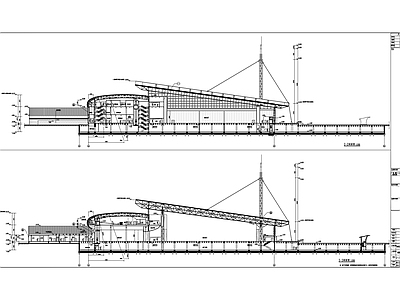 某滨海国际会展中心建筑 施工图 展销厅