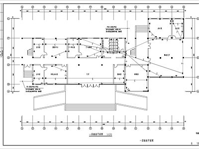 办公楼建筑配电系统图 施工图 建筑电气