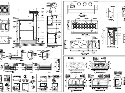 吧台节点 施工图
