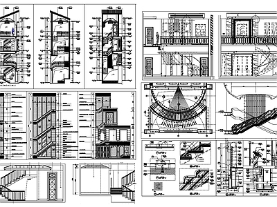楼梯详图 施工图