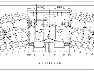 综合办公楼电气图 施工图 建筑电气