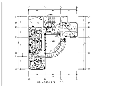 老干部活动中心建筑电气详图 施工图