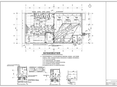 锅炉房电气图 建筑电气