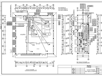 锅炉房电气图 建筑电气