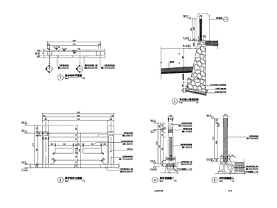 石材栏杆详图