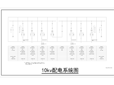 高压配电套图 建筑电气