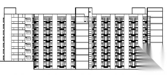 西南医院家属区公寓楼建筑施工图