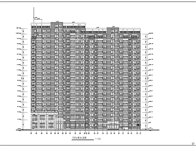 高层公寓住宅建筑 施工图