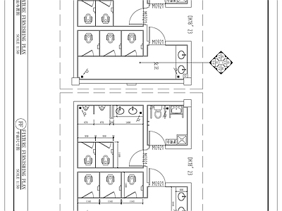 街区公共卫生间 施工图