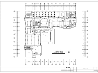 侦察指挥用房综合楼电气 施工图 建筑电气