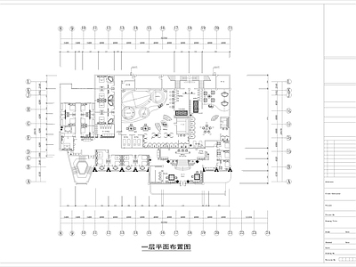 5400㎡汤泉洗浴水疗休闲会所室内 施工图