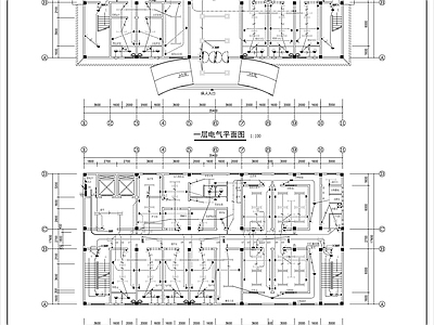 某广西县级中医医院电气 施工图 建筑电气