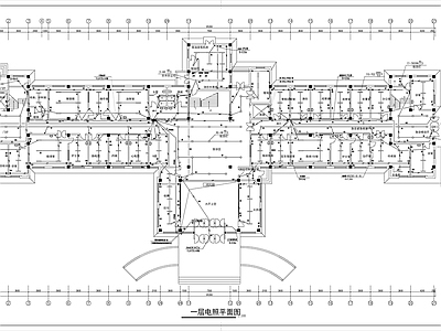 某县级市医院电气 施工图 建筑电气