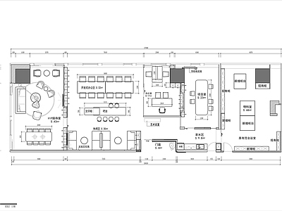 现代办公室室内 施工图