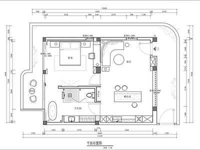 现代大平层室内 施工图