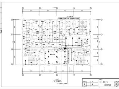 洗浴中心电气图 施工图 建筑电气