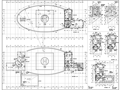 超高层北京电视台建筑 施工图