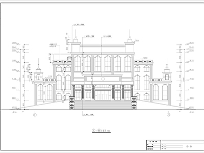 马边县行政机构办公楼建筑 施工图