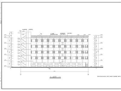 大学教学楼建筑 施工图