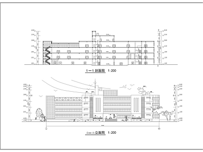 某高校艺术中心设计建筑 施工图