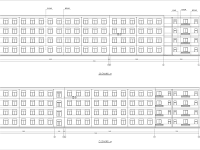 某县高中教学楼建筑 施工图