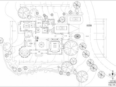 360平米别墅平面布置图