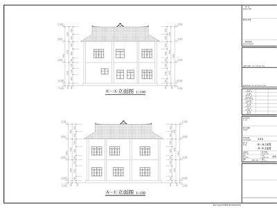 农家乐 民宿餐厅或景区餐馆 施工图 食堂建筑