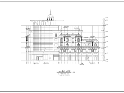 滨江新区新桥村小区会所建施 娱乐会所