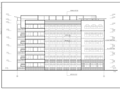 中学教学楼建筑 施工图