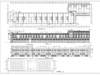 商业街区建筑 施工图