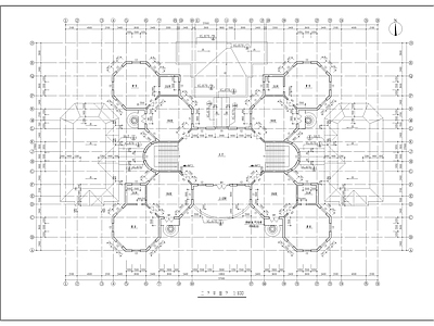 欧式幼儿园建筑 施工图