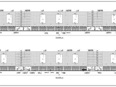 4层现代风格商贸物流中心建筑 施工图