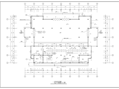 学院食堂建筑 施工图