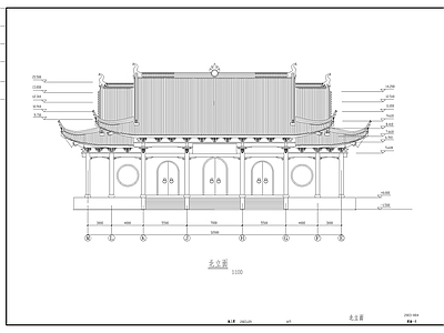 山门殿详图 施工图