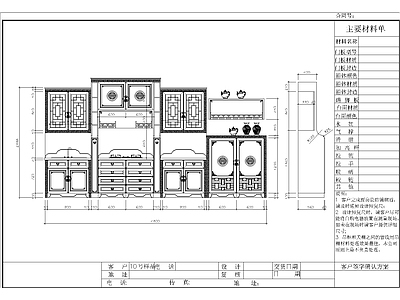 7套中式厨柜衣柜 施工图