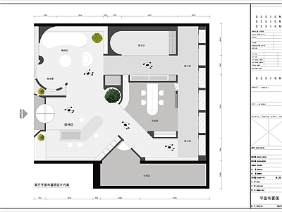 材料展厅平面图