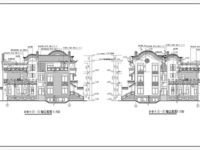 古城商业建筑设计 施工图