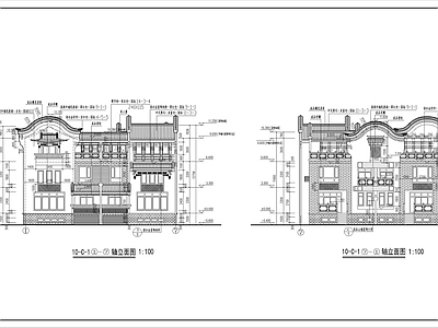 商业古建筑设计 施工图