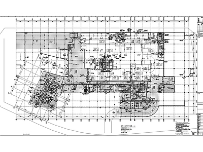 9层现代风格文化阅览中心建筑 施工图