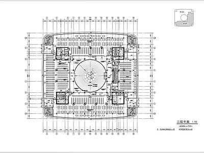 南京金陵图书馆建筑方案图 施工图