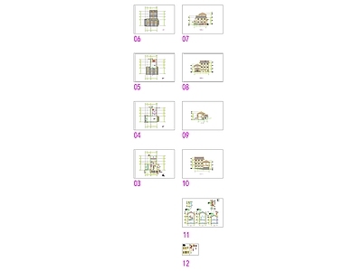 村委会建筑设计图 施工图